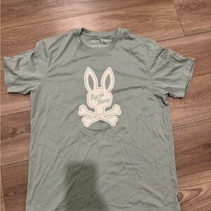 Psycho Bunny Men's Sage Green Mint Tee